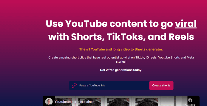 Go viral with youtubetoshorts.