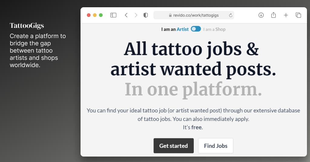 TattooGigs — cover